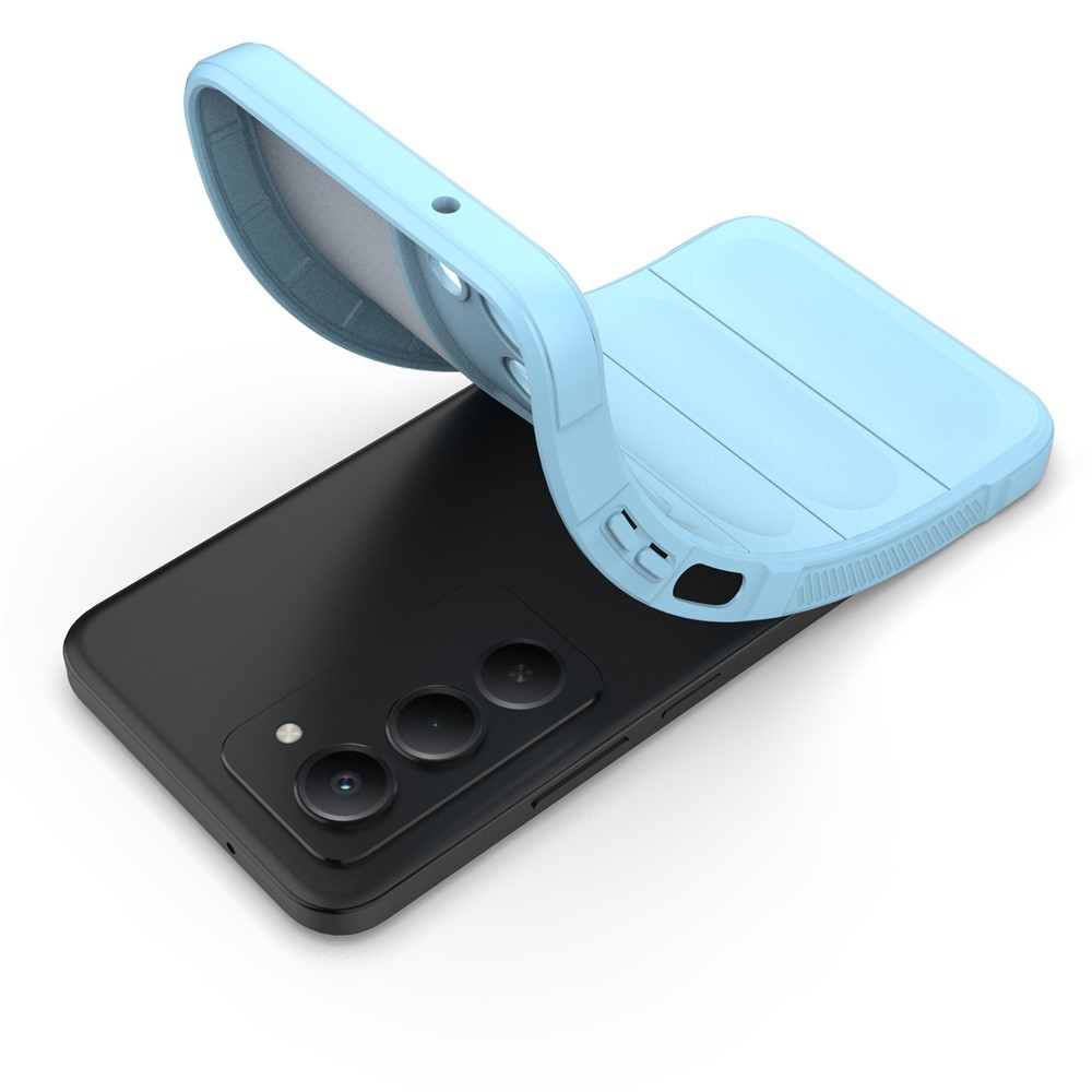 Rugg odolný gélový obal na Xiaomi Redmi 15 5G (169mm) - svetlomodrý