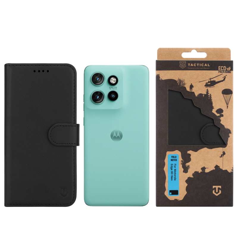 Taktické poznámky do poľa pre Motorola Edge 60 Neo Black