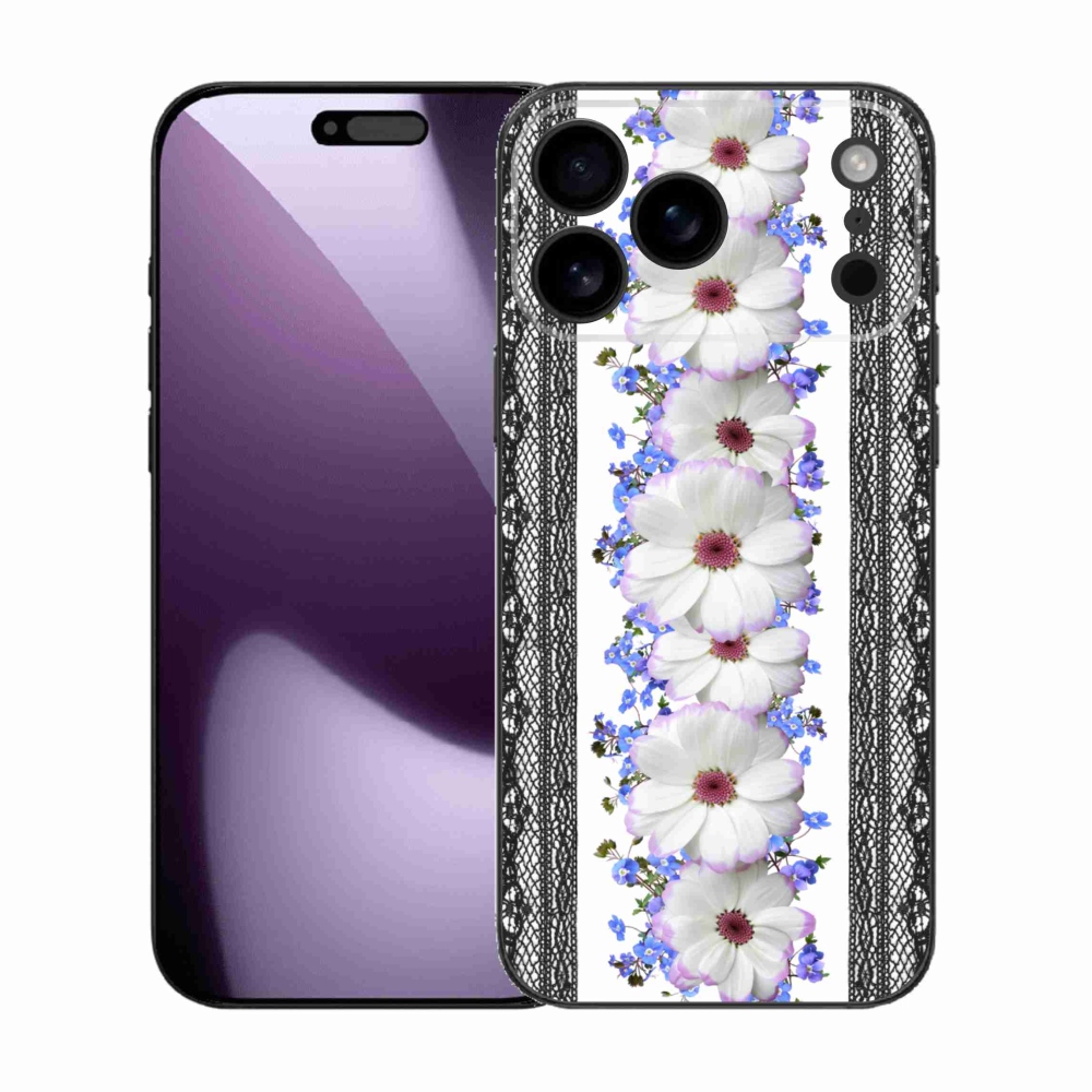 Gélový kryt mmCase na iPhone 17 Pro Max - kvety 8