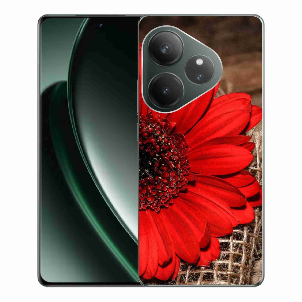 Gélový kryt mmCase na Realme GT 6 5G/GT 6T 5G - gerbera