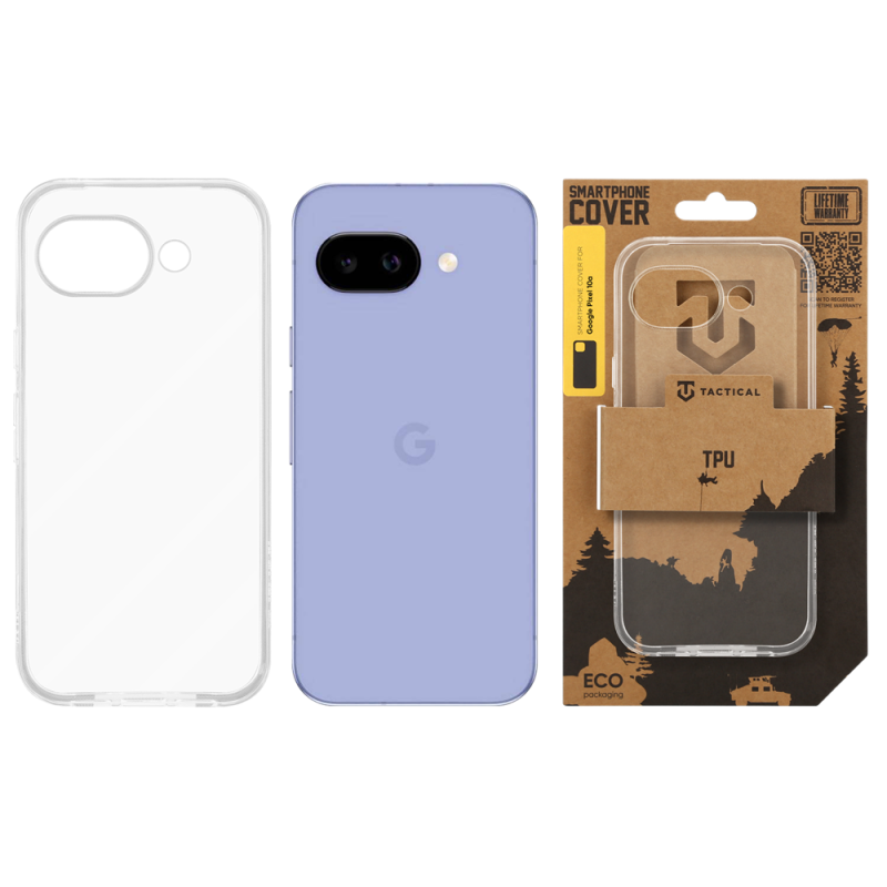 Taktický kryt TPU pre Google Pixel 10a Transparent