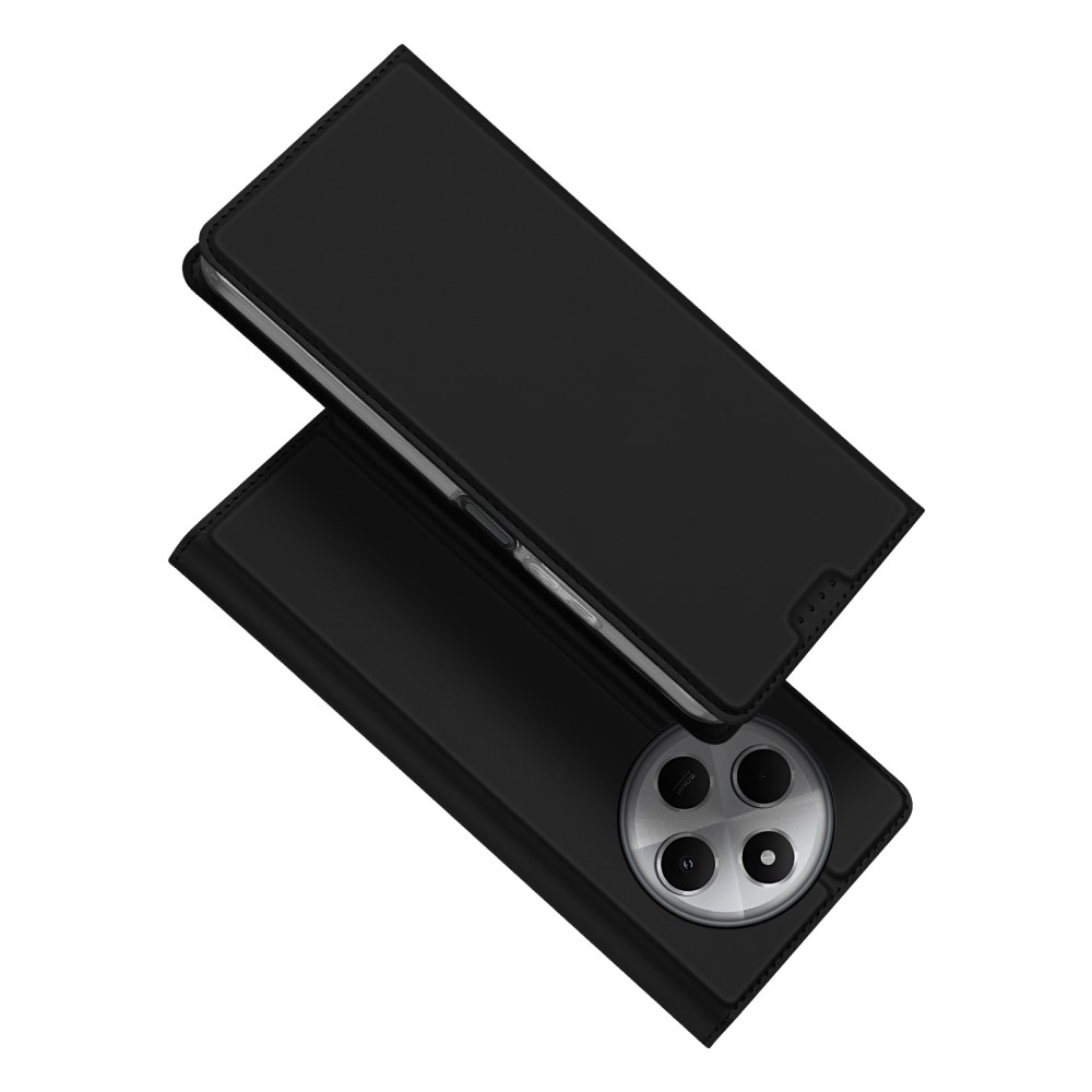 DUX knižkové puzdro na Xiaomi Poco C75/Redmi 14C - čierne