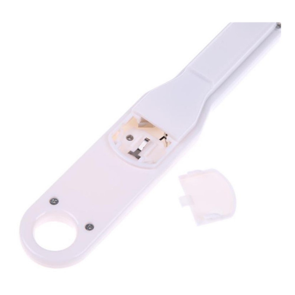 Odmerná elektronická lyžica s displejom na váženie do 500 g - biela