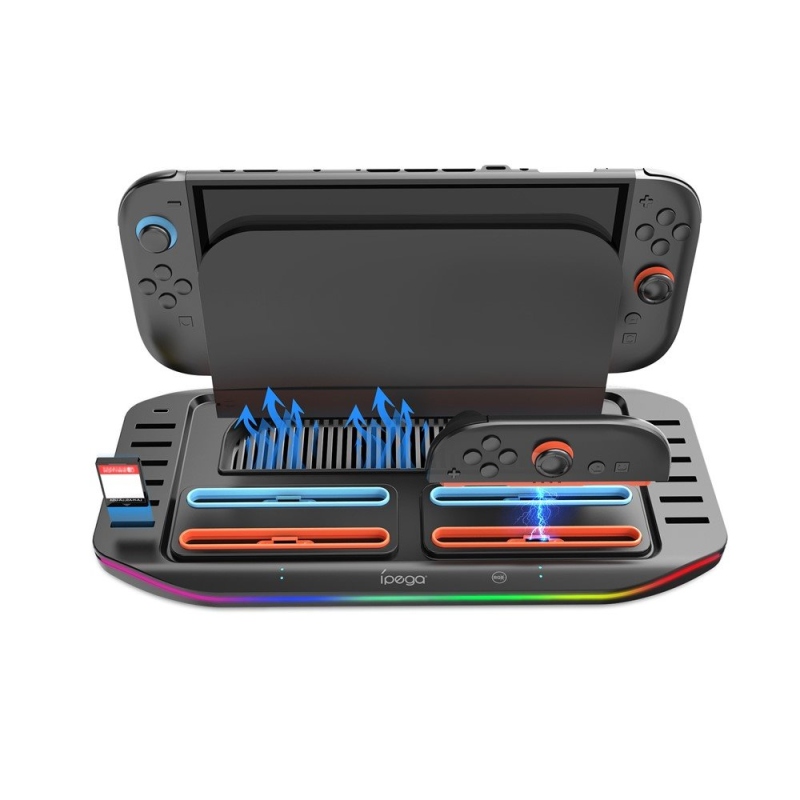 iPega SW2210 Multifunkčný Nabíjací RGB Stojan pre Nintendo Switch 2 Black