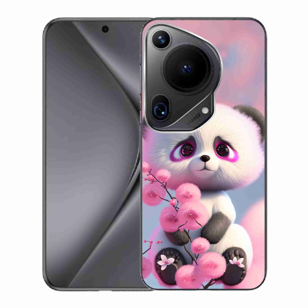 Gélový kryt mmCase na Huawei Pura 70 Ultra - roztomilá panda 1