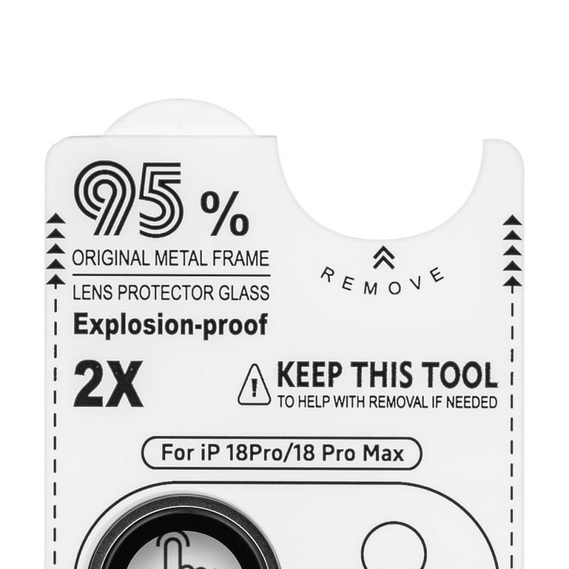 OBAL:ME Ochranné puzdro na objektív pre Apple iPhone 18 Pro/18 Pro Max, čierne