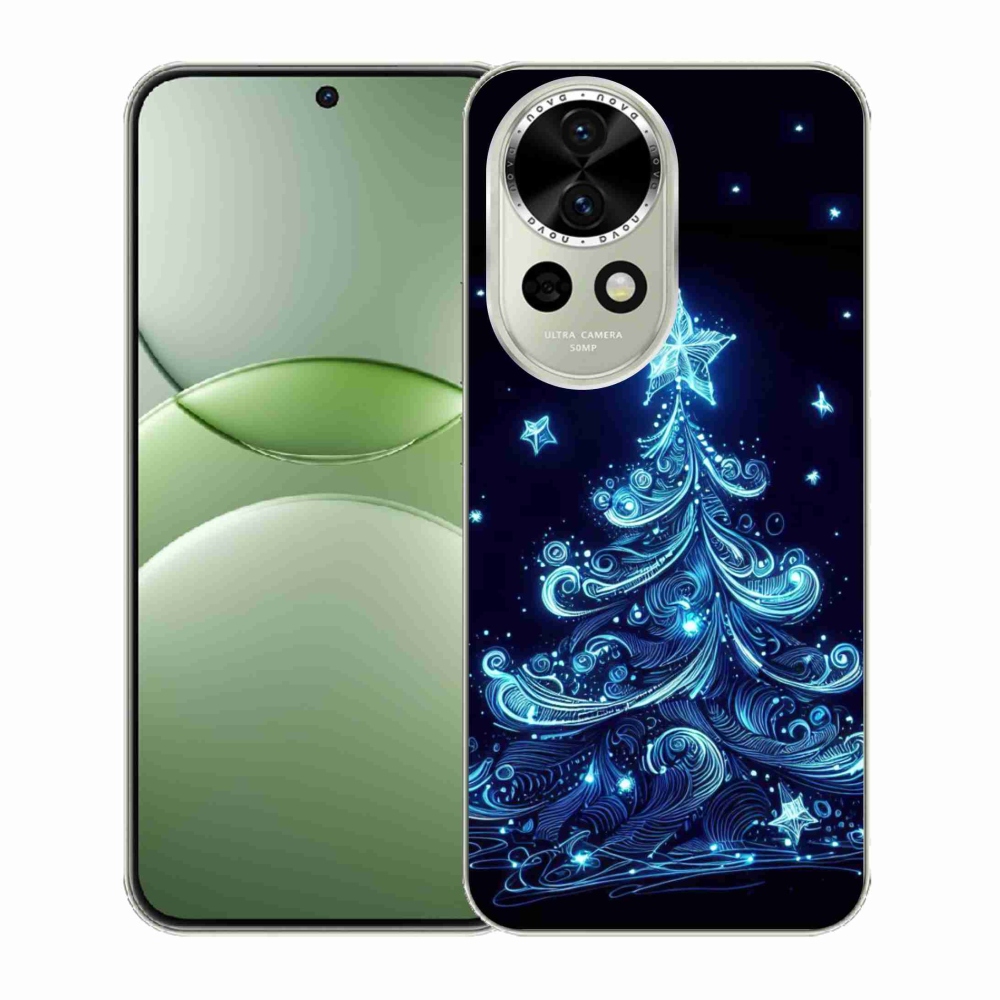 Gélový kryt mmCase na Huawei Nova 13 5G - neónový vianočný stromček 4