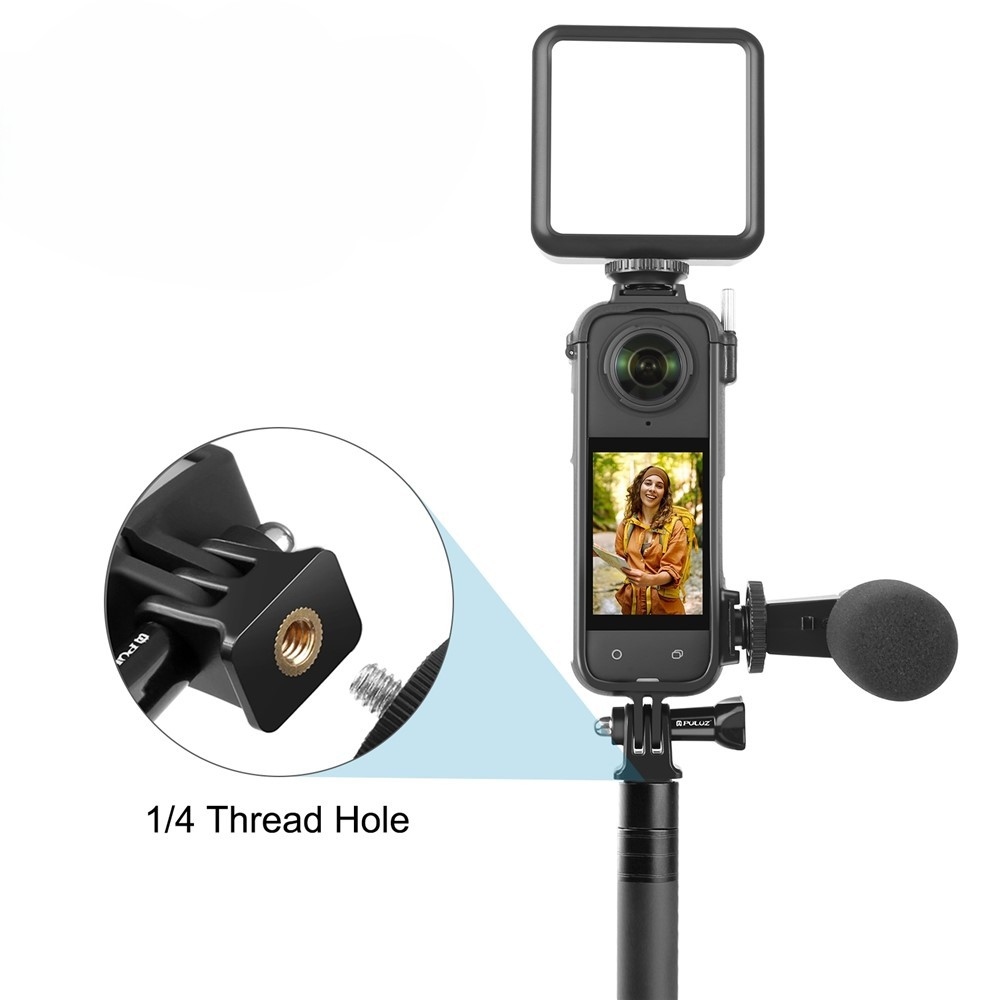 PULUZ ochranný rámček s držiakom príslušenstva pre Insta360 X4
