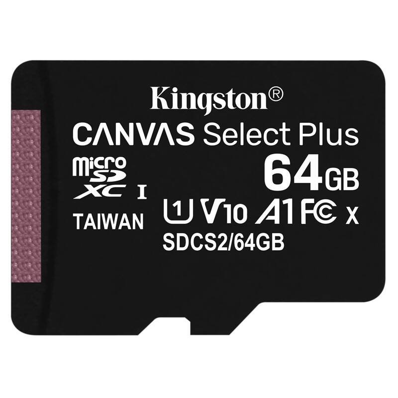 microSDXC 64GB Kingston Canvas Select bez Adaptéra