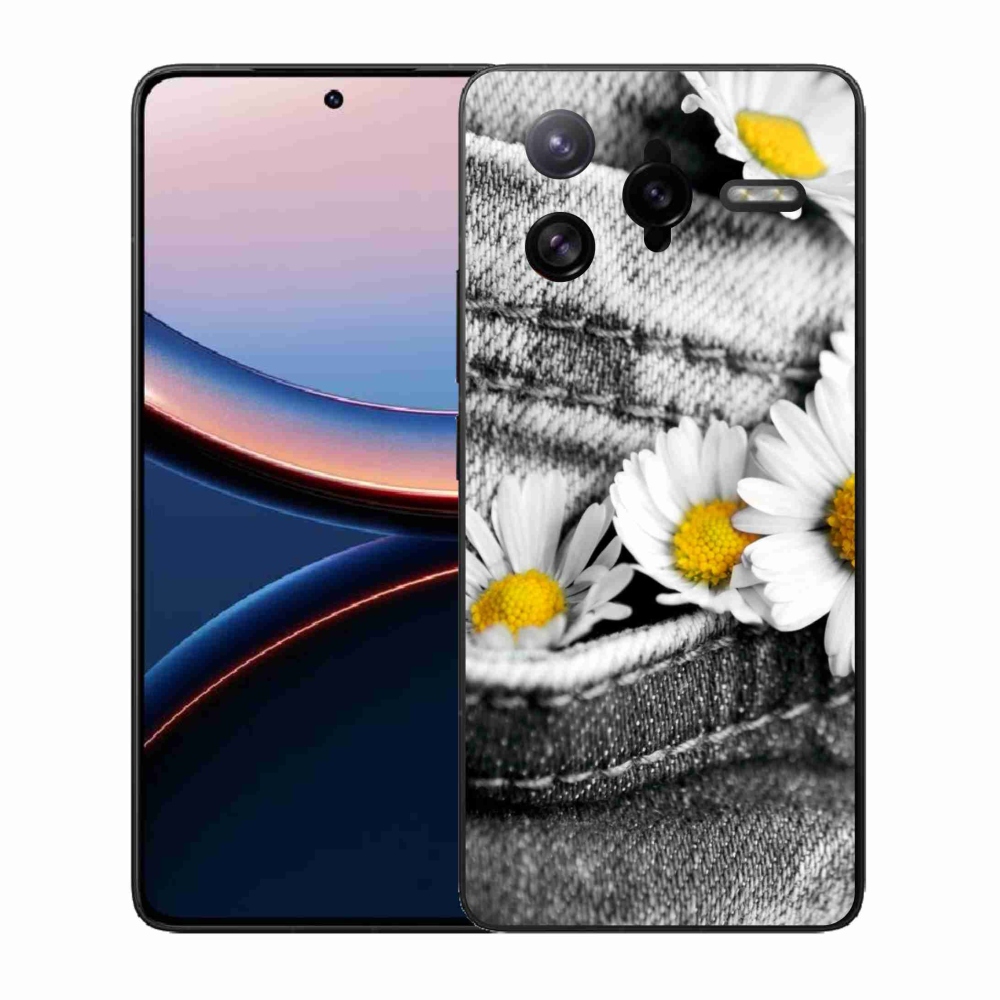 Gélový kryt mmCase na Xiaomi Poco F7 Ultra - margarétky