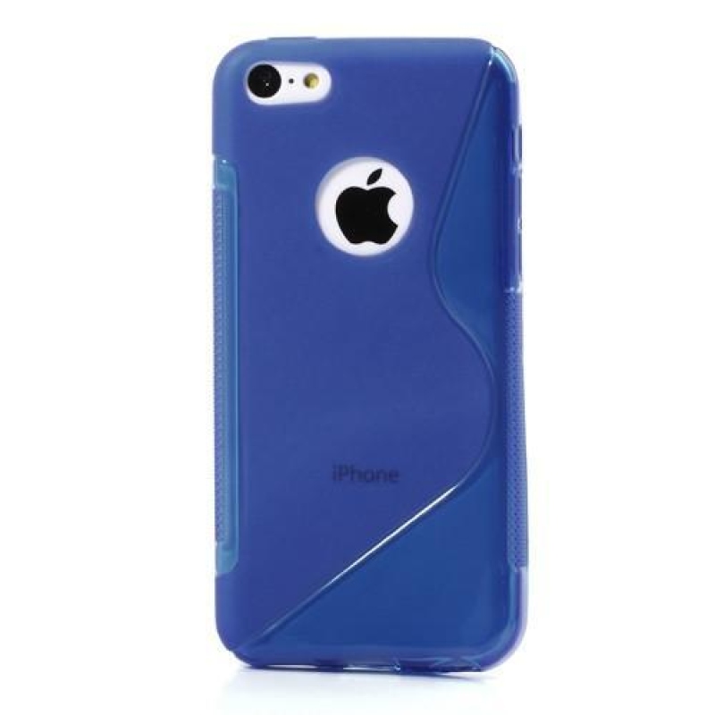 S-line gélový obal na iPhone 5C - modrý