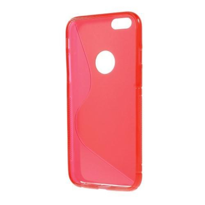 S-line gélový obal na mobil iPhone 6 a iPhone 6s - červený