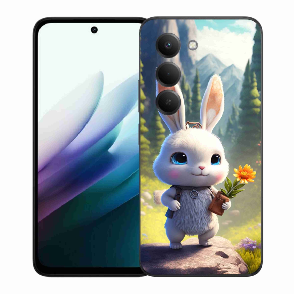 Gélový kryt mmCase na Xiaomi Redmi 15 4G/5G (171mm) - roztomilý zajačik