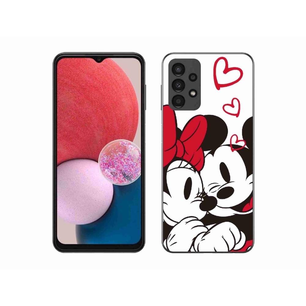 Gélový kryt mmCase na Samsung Galaxy A13 4G - minnie a mickey