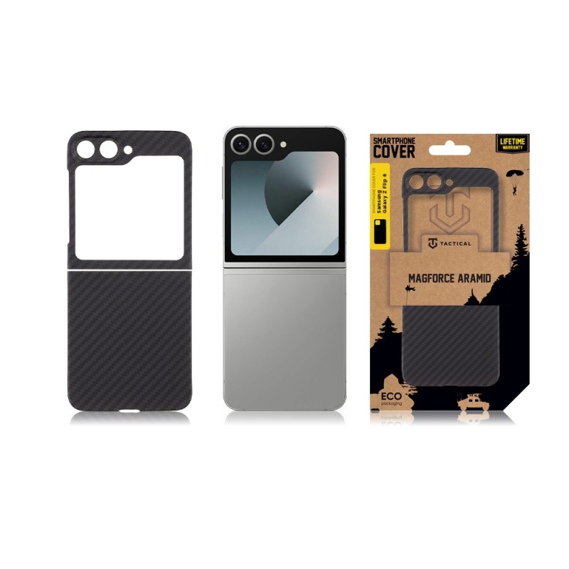 Tactical MagForce Aramid Kryt pre Samsung Galaxy Z Flip 6 Black