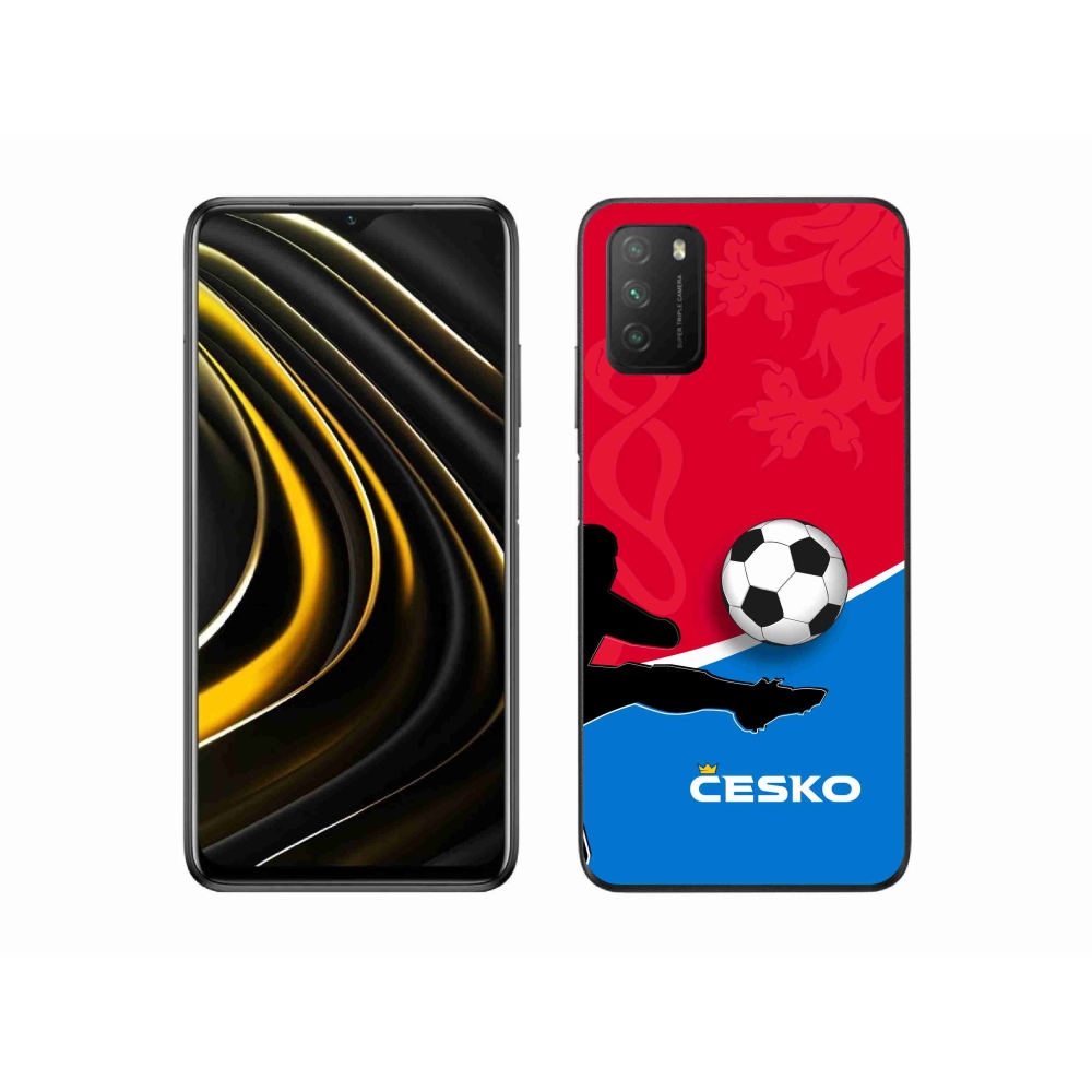 Gélový kryt mmCase na Xiaomi Poco M3 - futbal Česko 2