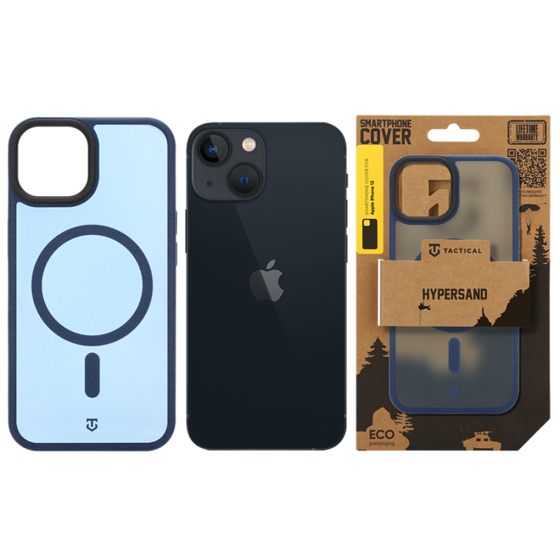 Tactical MagForce Hypersand puzdro pre Apple iPhone 13 Deep Blue
