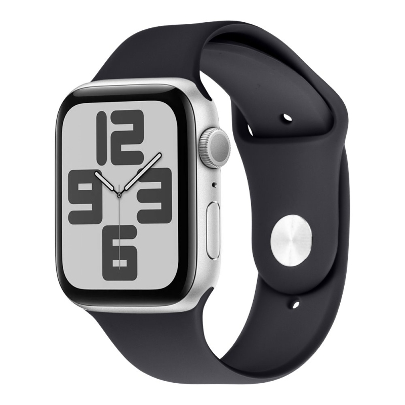 OBAL:ME Silikónový Remienok pre Apple Watch 42-49mm M-L Black
