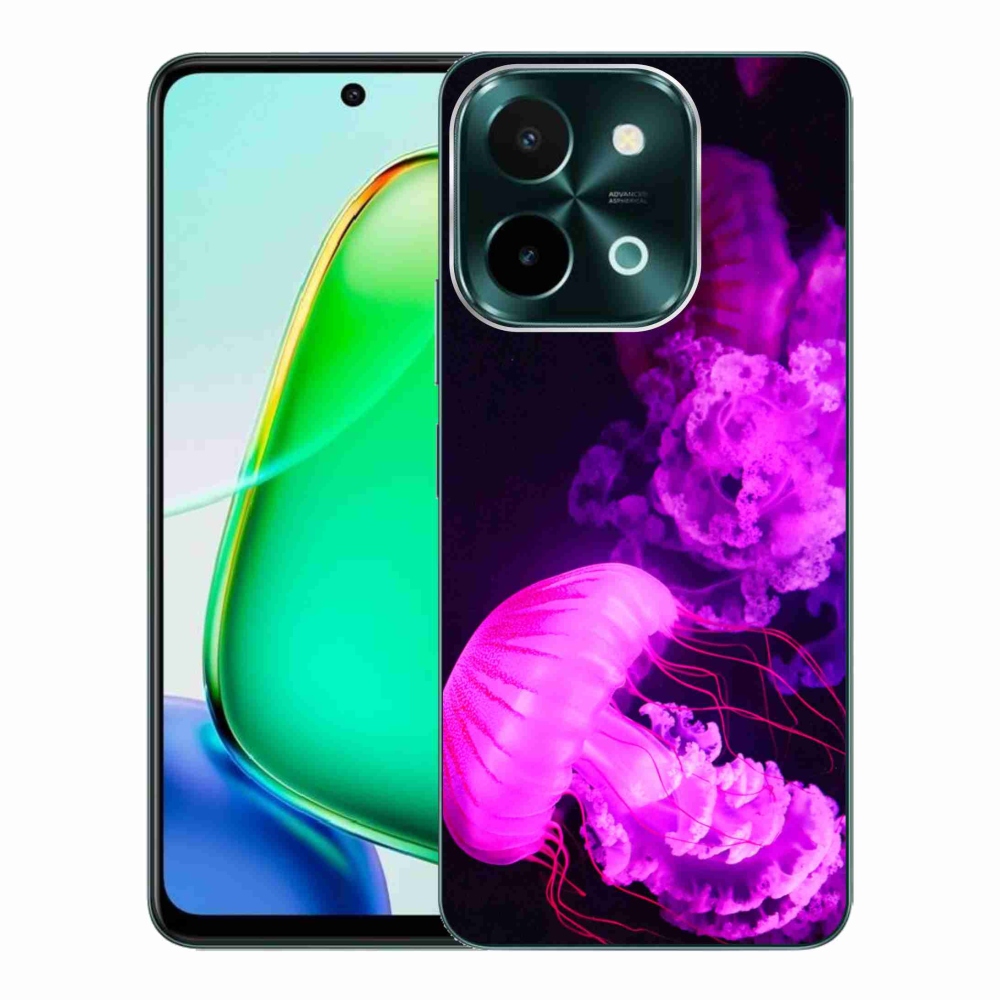 Gélový kryt mmCase na Vivo Y28 - medúza 1
