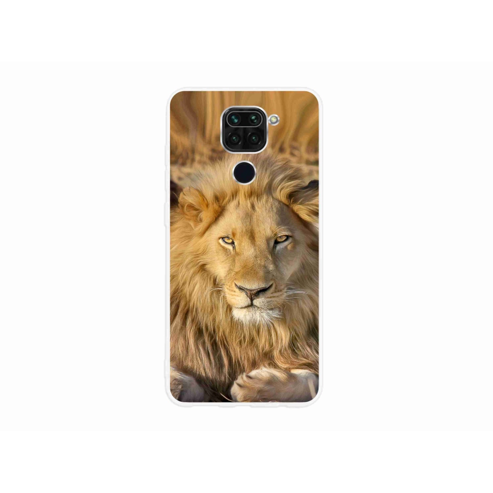 Gelový kryt mmCase na Xiaomi Redmi Note 9 - lev 2