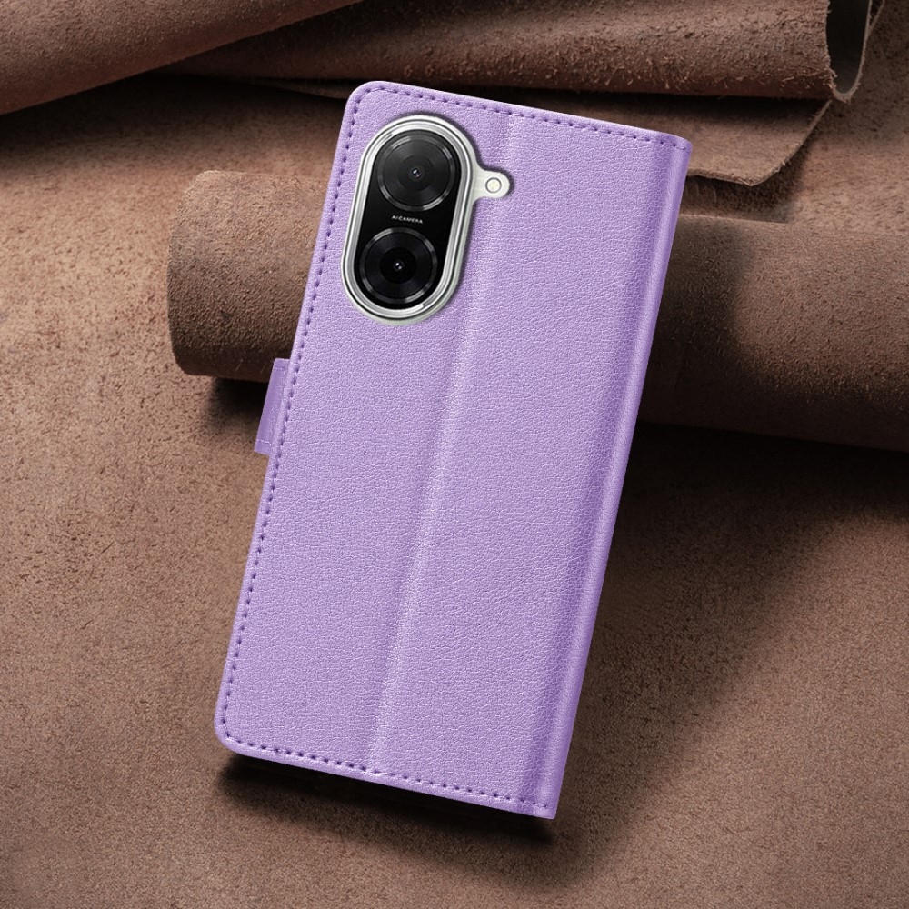 BINFEN knižkové puzdro na Xiaomi Redmi A5 (171.7x77.8x8.3mm) - fialové