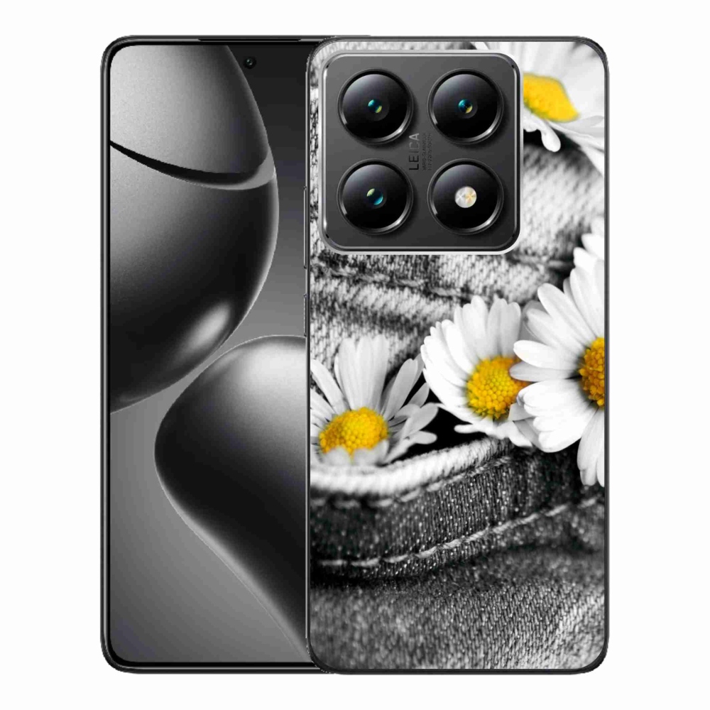 Gélový kryt mmCase na Xiaomi 14T Pro - margarétky