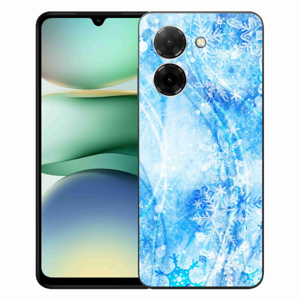 Gélový kryt mmCase na Xiaomi Redmi A5 (171.7x77.8x8.3mm) - snehové vločky