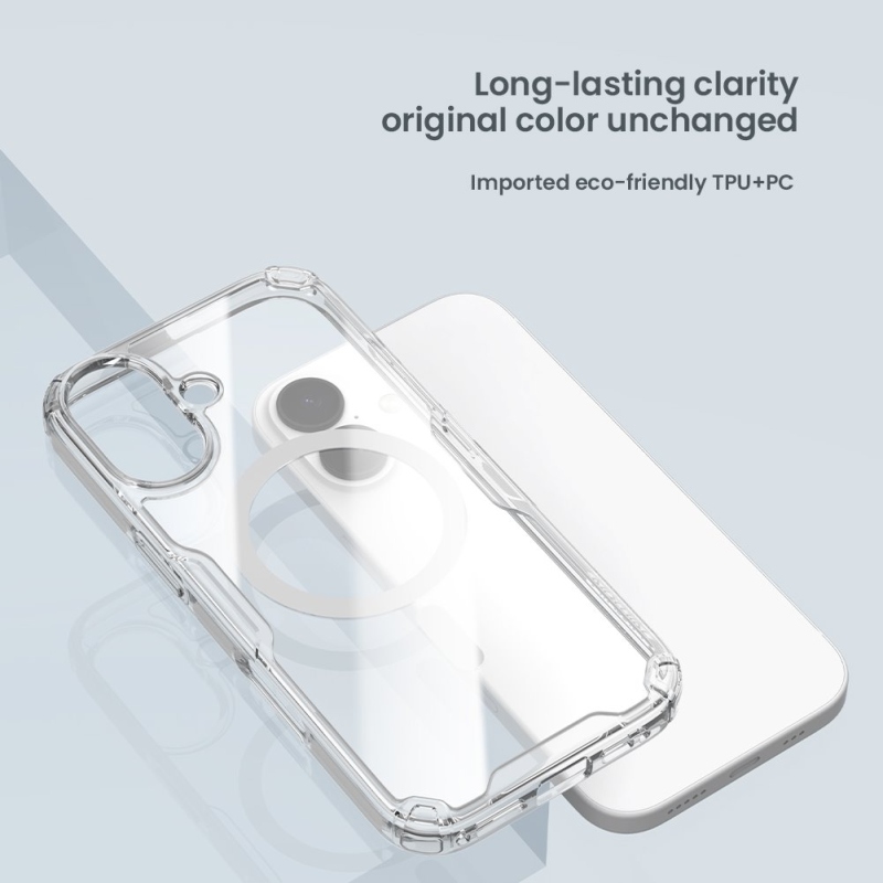 Nillkin Nature TPU PRO Magnetický kryt pre Apple iPhone 17 Transparent Black