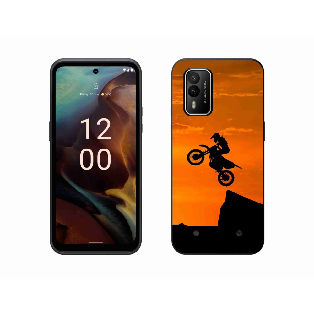 Gélový kryt mmCase na Nokia XR21 - motocross