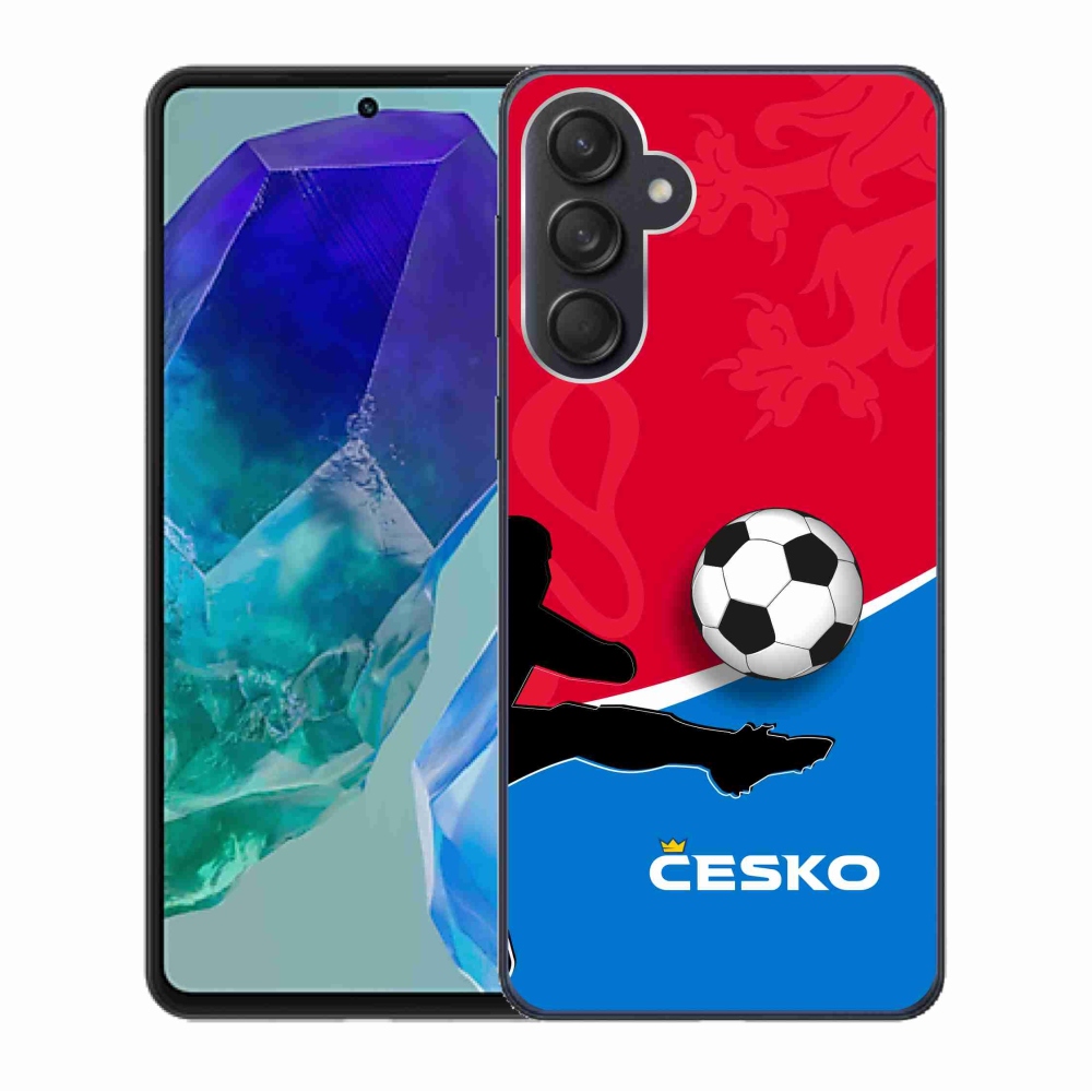 Gélový kryt mmCase na Samsung Galaxy M55 5G - futbal Česko 2