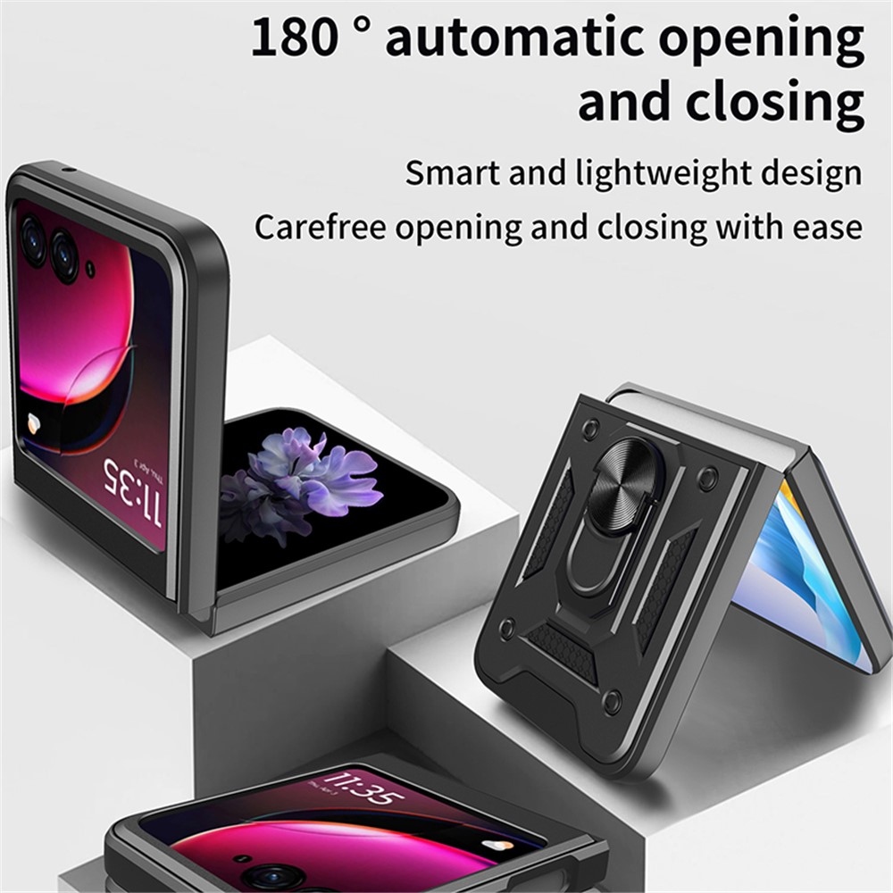Slide odolný kryt na Motorola Razr 40 Ultra 5G - čierny