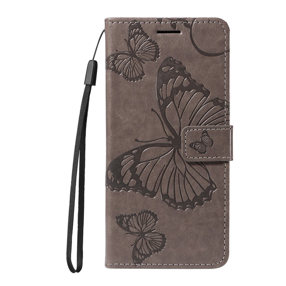 Big Butterfly knižkové puzdro na Xiaomi Redmi A5 (171.7x77.8x8.3mm) - šedé