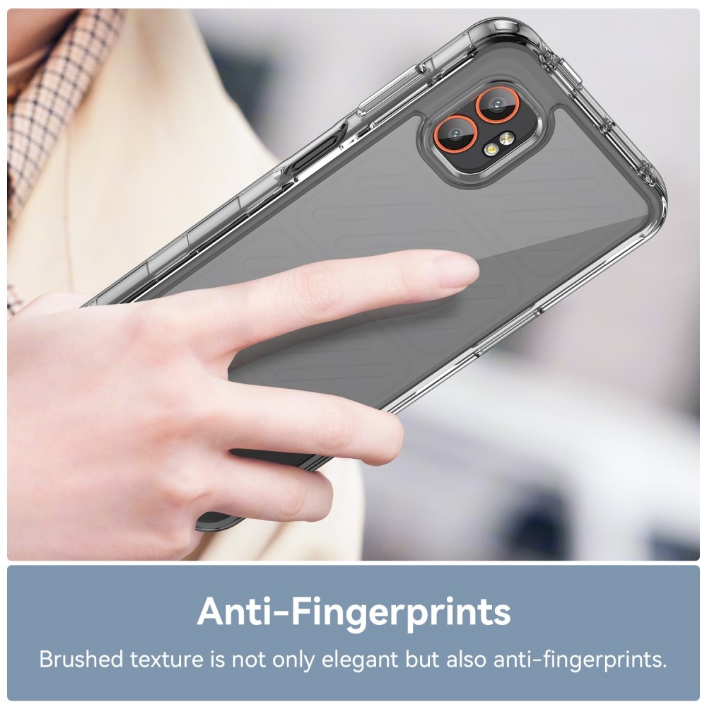 Gélový obal s pevným chrbtom na Samsung Galaxy Xcover 7 Pro - priehľadný