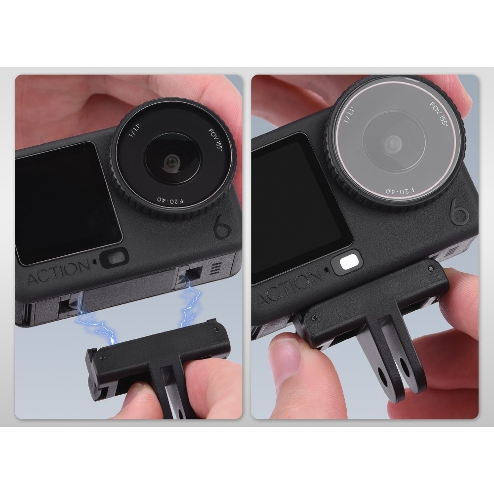 FLYMILE magnetický rýchloupínací adaptér pre DJI Osmo Nano a Action 6