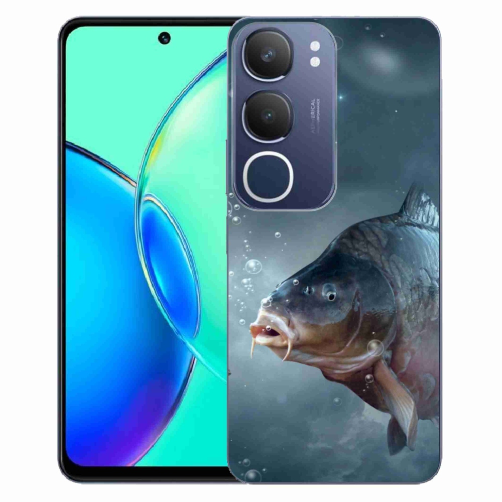 Gélový kryt mmCase na Vivo Y19s - kapor a bublinky