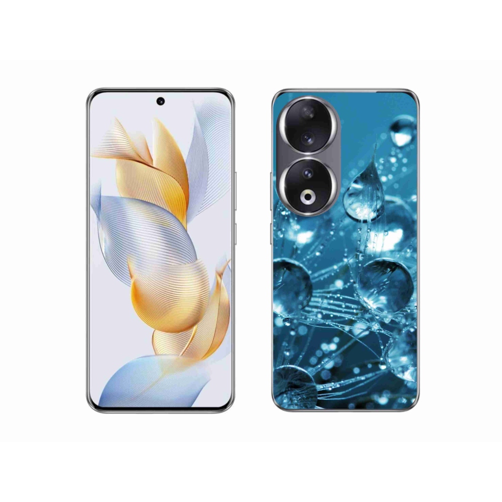 Gélový kryt mmCase na Honor 90 - kvapky vody