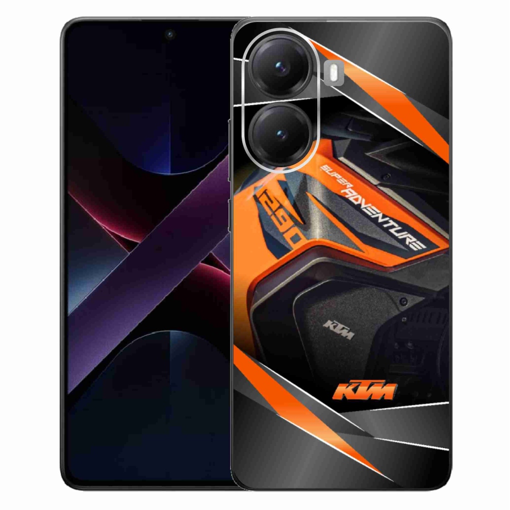 Gélový kryt mmCase na Xiaomi Poco X7 Pro 5G - motorka ktm