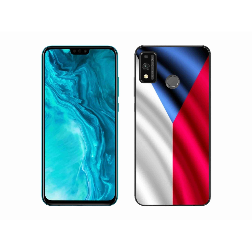 Gélový kryt mmCase na mobil Honor 9X Lite - česká vlajka