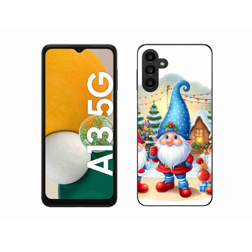 Gélový kryt mmCase na Samsung Galaxy A13 5G - vianočné škriatkovia