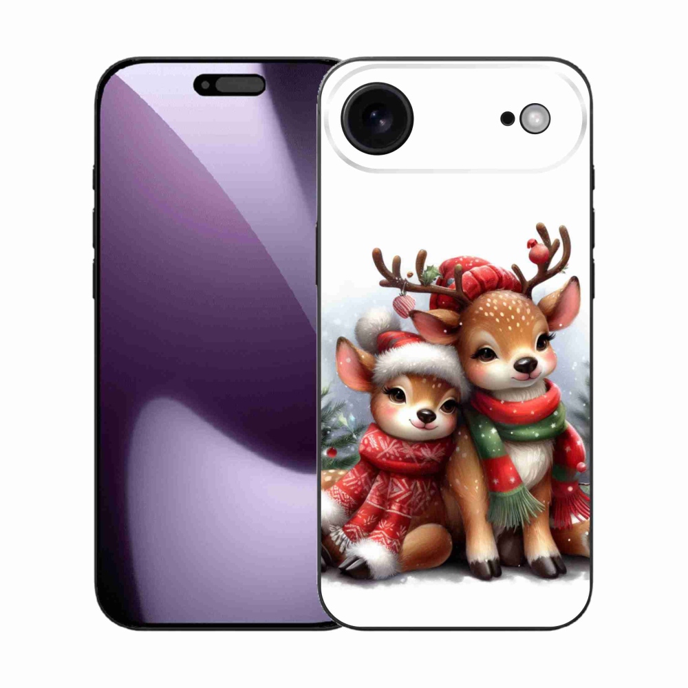 Gélový kryt mmCase na iPhone 17 Air - vianočné soby