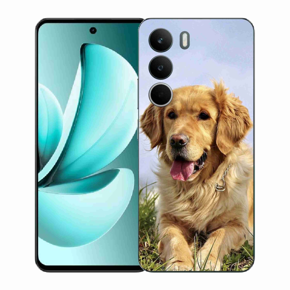 Gélový kryt mmCase na Realme C71 - zlatý retriever