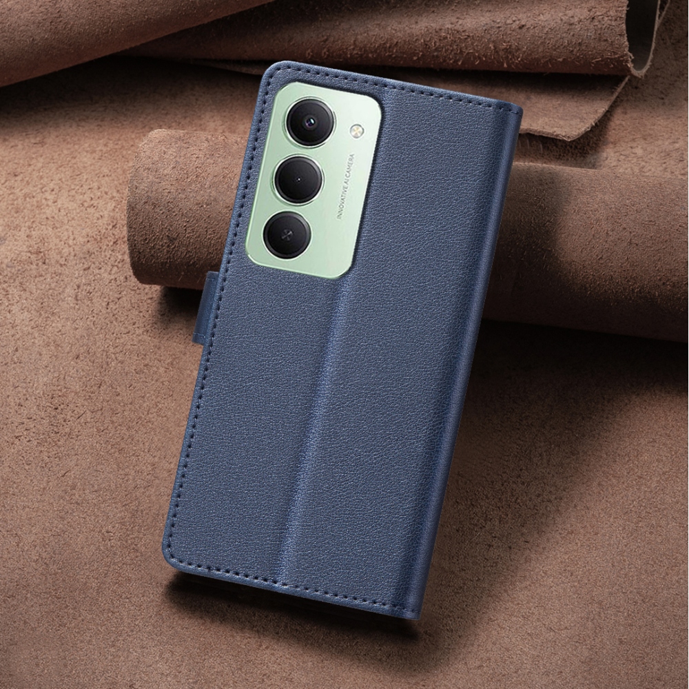 BINFEN knižkové púzdro na Xiaomi Redmi 15 5G (169mm) - modré