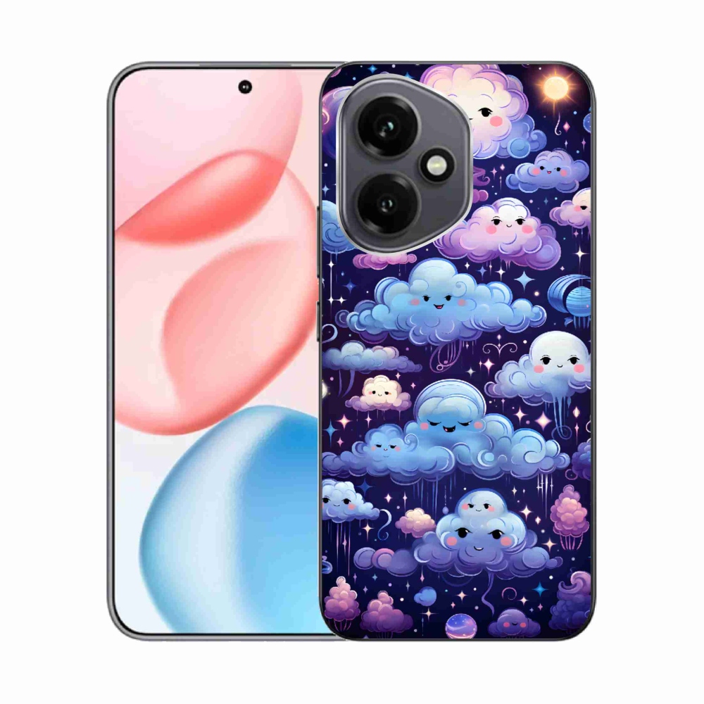 Gélový kryt mmCase na Honor 400 - mráčiky