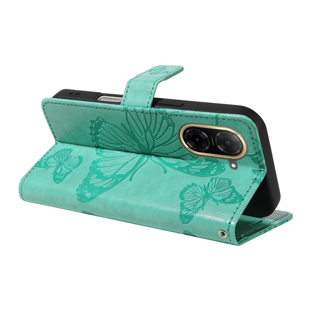Big Butterfly knižkové puzdro na Xiaomi Redmi A5 (171.7x77.8x8.3mm) - modrozelené