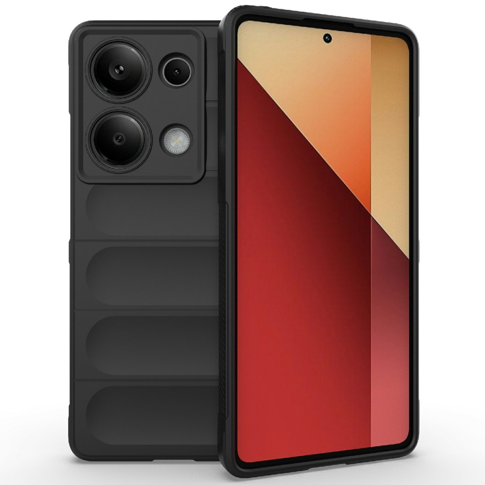 Rugg odolný gélový obal na Xiaomi Redmi Note 14S - čierny