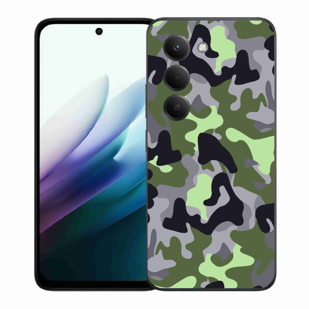 Gélový kryt mmCase na Xiaomi Redmi 15 4G/5G (171mm) - maskáčový vzor 7