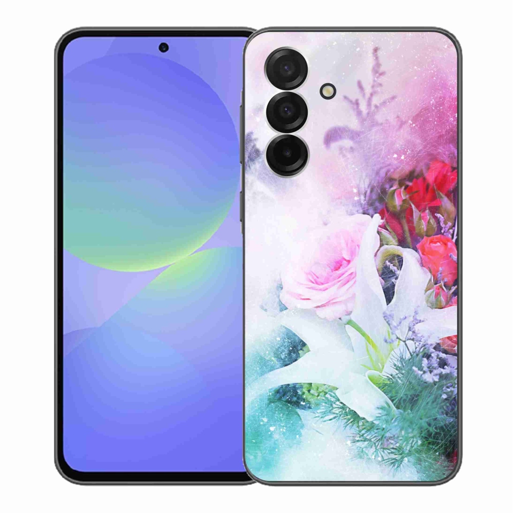 Gélový kryt mmCase na Samsung Galaxy A36 5G - kvety 4