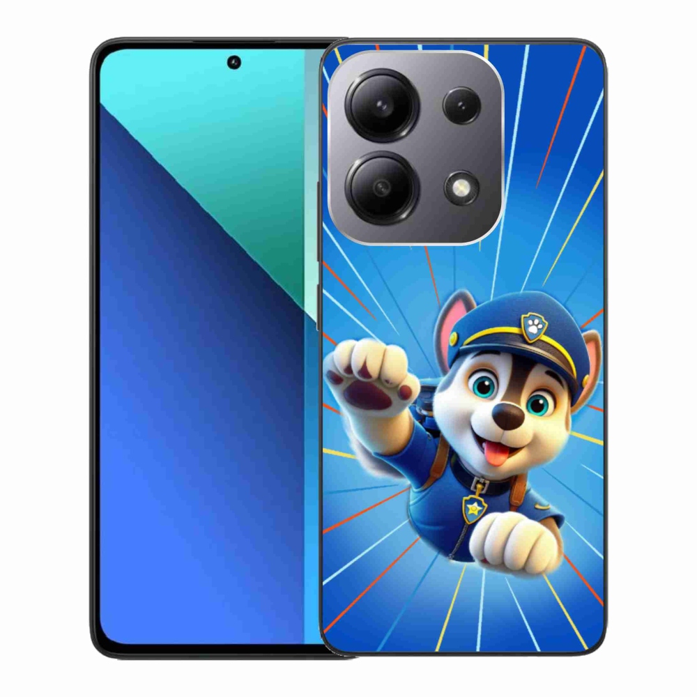 Gélový kryt mmCase na Xiaomi Redmi Note 13 - labková patrola 2