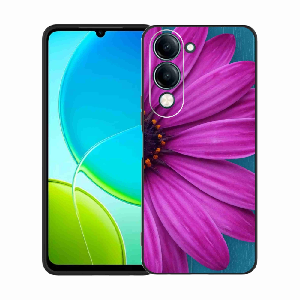 Gélový kryt mmCase na Vivo Y29s 5G - fialová margaréta