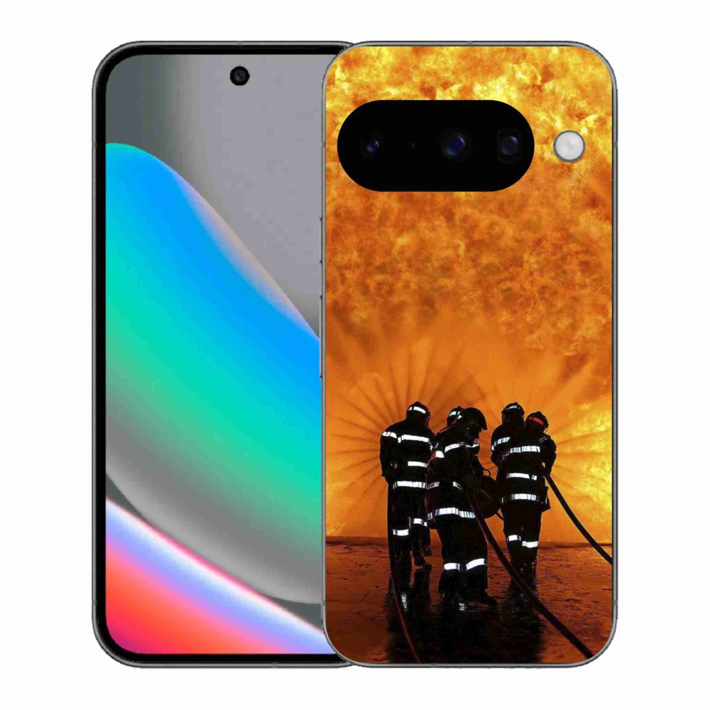 Gélový kryt mmCase na Google Pixel 10 - požiar